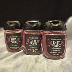 Bath & Body Works Emily in Paris, Champage In Paris Pocketbac Handsanitizer Trio